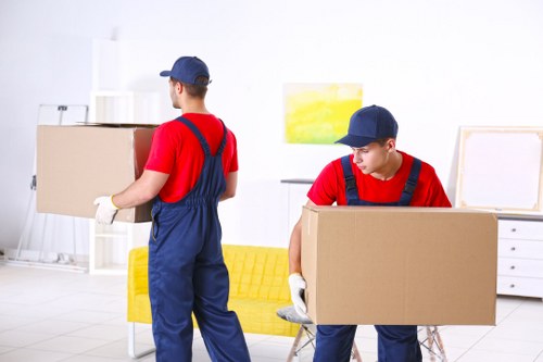 Same day removals team preparing a local move in Roehampton