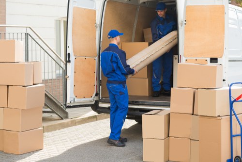 Removal van service supporting a local move in Roehampton