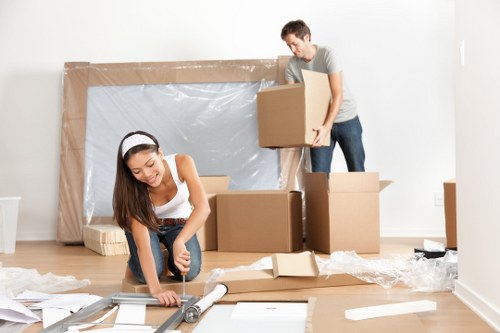 Efficient removal van service used for a Roehampton relocation