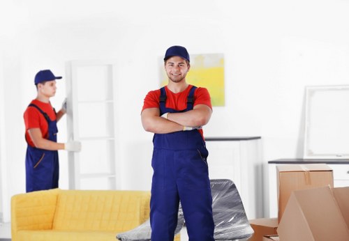 Office removal team managing business relocation services in Roehampton