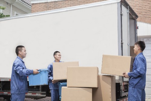 Customer booking a removals van service