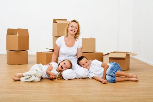 Removal van operation completed with safety focus
