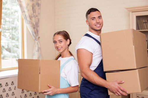 Safe and professional removal van operation